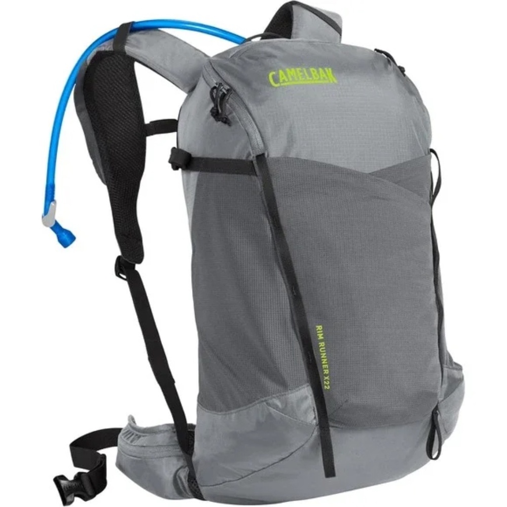 Camelbak Rim Runner X22 Hydration Pack with Crux 1.5L Reservoir - Grey/Lime